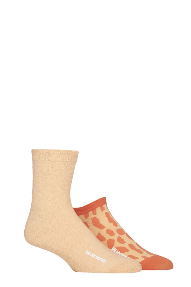 Sockshop EAT MY SOCKSMens & Womens Cotton Mochi Socks 2-Pair