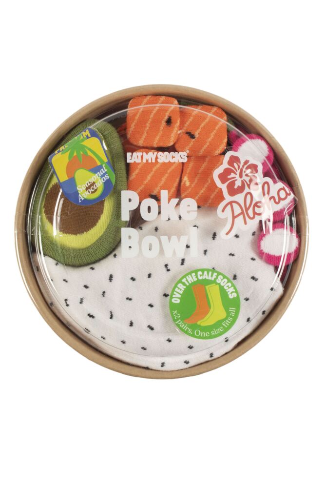 sockshop EAT MY SOCKSMens & Womens Cotton Poke Bowl Socks 2-Pair