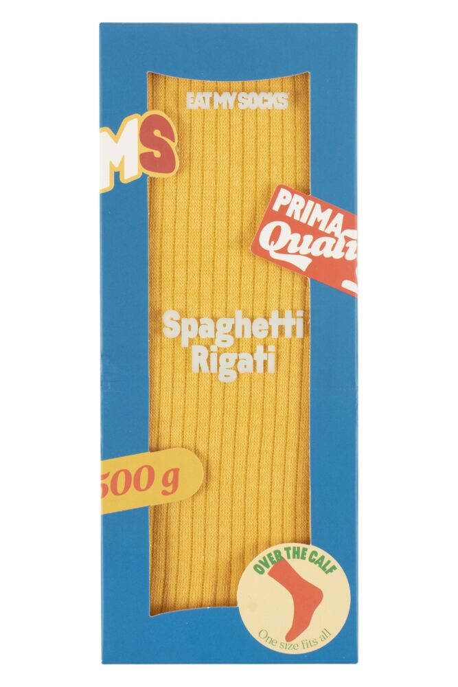 Sockshop EAT MY SOCKSMens & Womens Cotton Spaghetti Rigati Socks