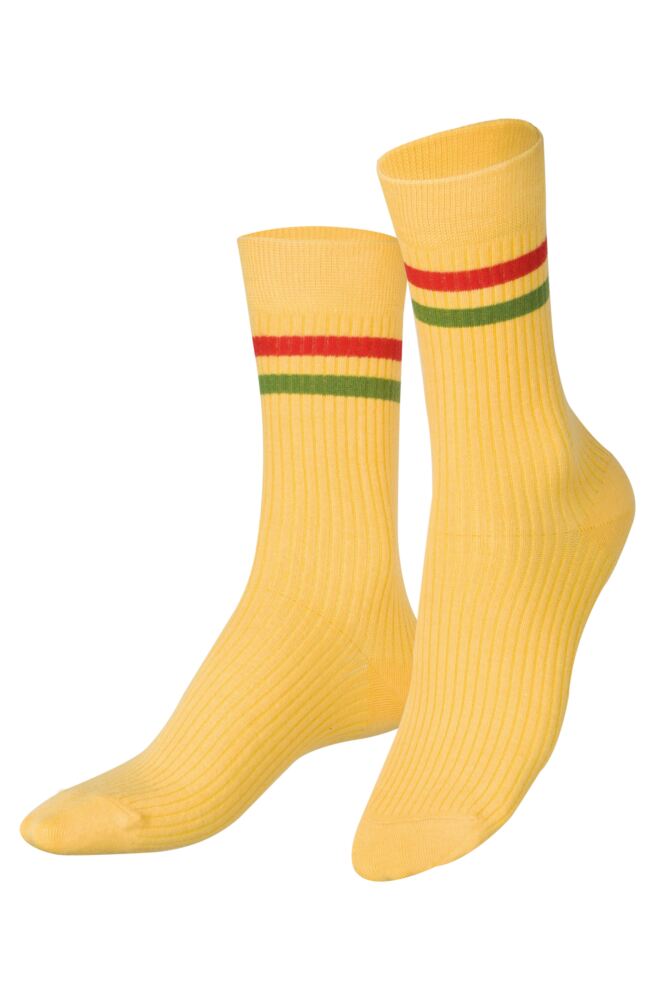 Sockshop EAT MY SOCKSMens & Womens Cotton Spaghetti Rigati Socks