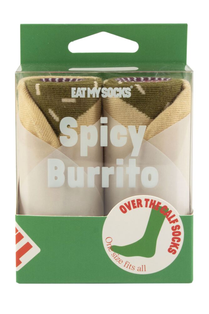 Sockshop EAT MY SOCKSMens & Womens Cotton Spicy Burrito Socks