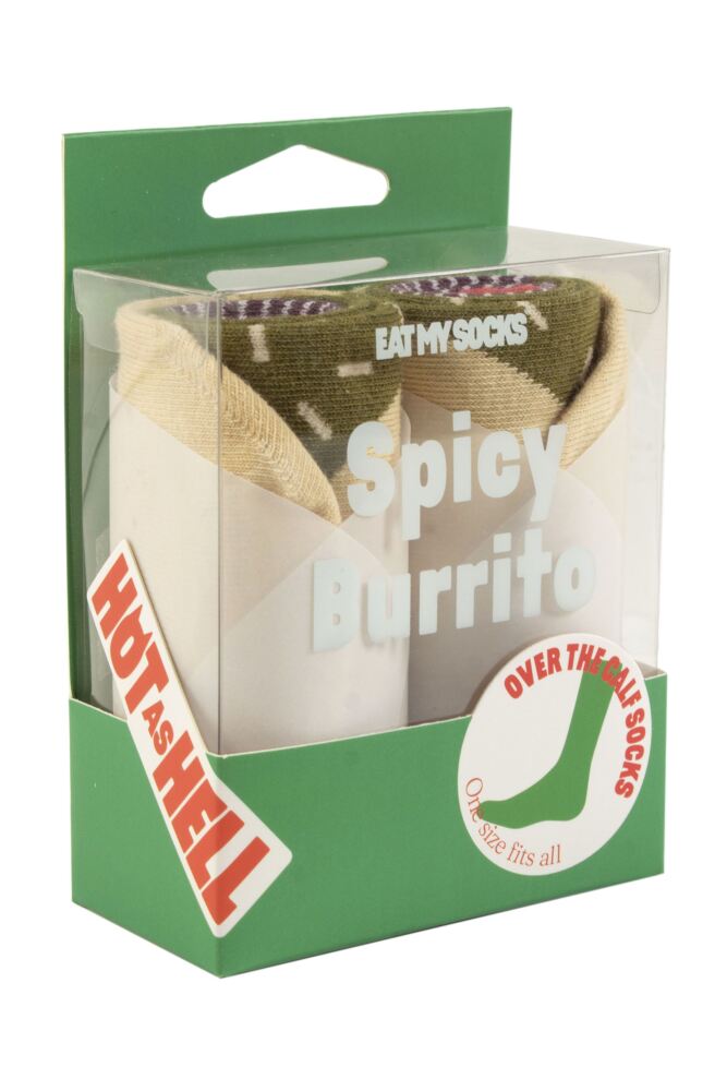 sockshop EAT MY SOCKSMens & Womens Cotton Spicy Burrito Socks