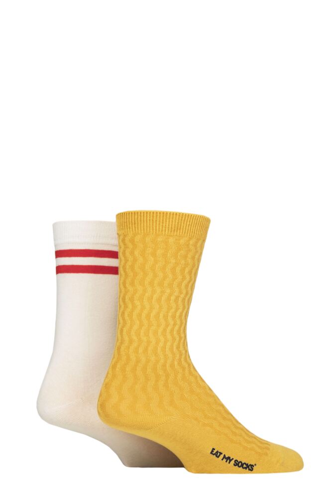 Sockshop EAT MY SOCKSMens & Womens Cotton Spicy Noodles Socks 2-Pair