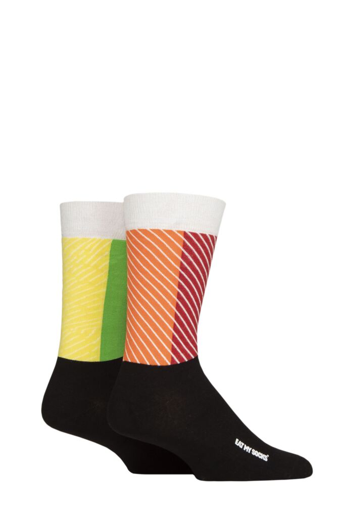 Sockshop EAT MY SOCKSMens & Womens Cotton Sushi Box Socks 2-Pair