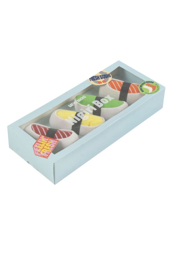 sockshop EAT MY SOCKSMens & Womens Cotton Sushi Box Socks 2-Pair