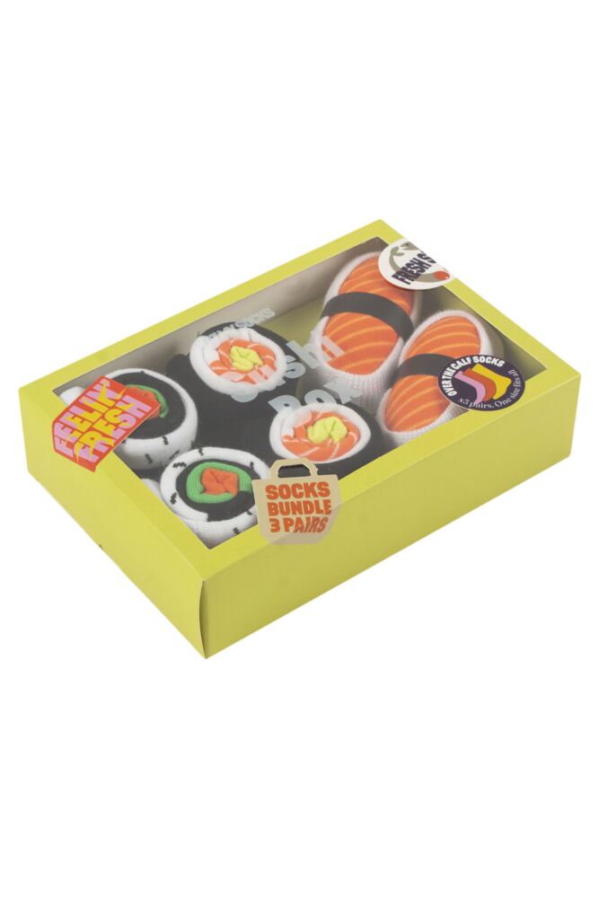sockshop EAT MY SOCKSMens & Womens Cotton Sushi Box Socks 3-Pair