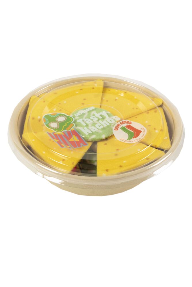 sockshop EAT MY SOCKSMens & Womens Cotton Tasty Nachos Socks 2-Pair