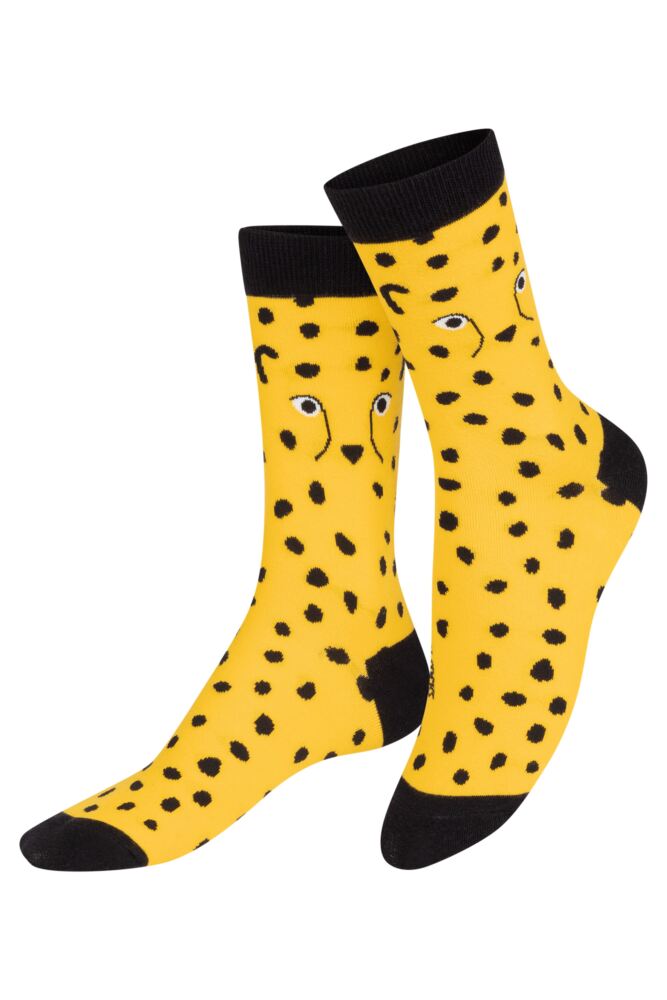 Sockshop EAT MY SOCKSMens & Womens Cotton Wild Cheetah Socks