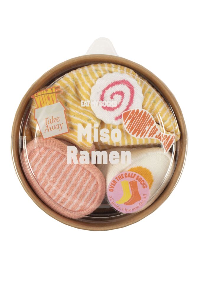 Sockshop EAT MY SOCKSMens & Womens Miso Ramen Socks 2-Pair
