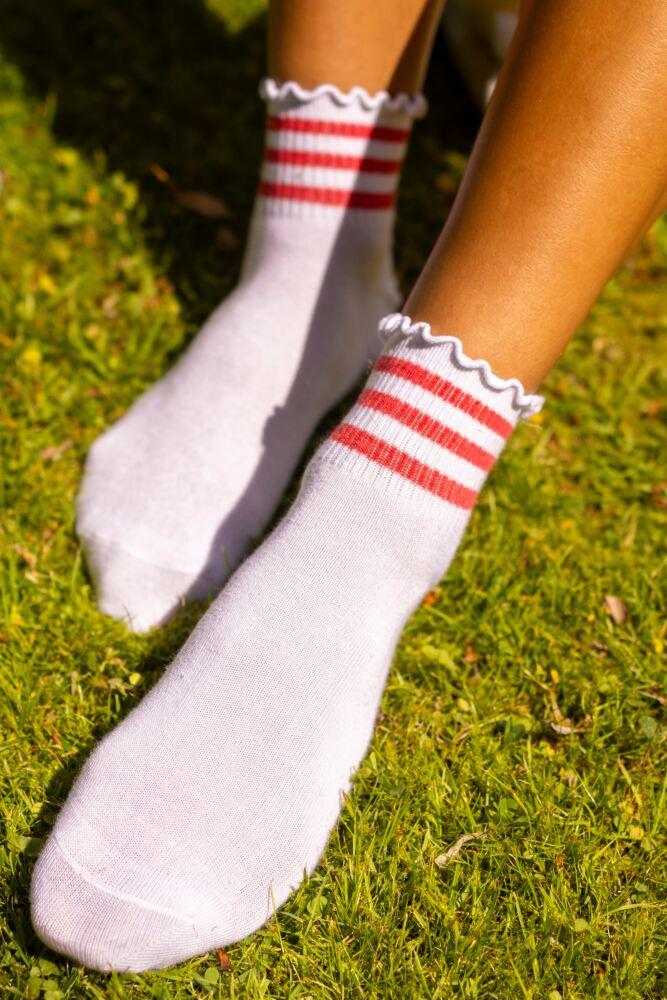 Sockshop ELLEWomen's Bamboo Ankle Socks With Frill Welt – 2 Pair