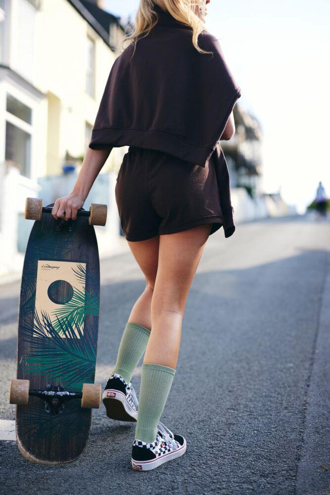 Sockshop ELLEWomens Bamboo Half Cushion Sports Socks 3-Pair