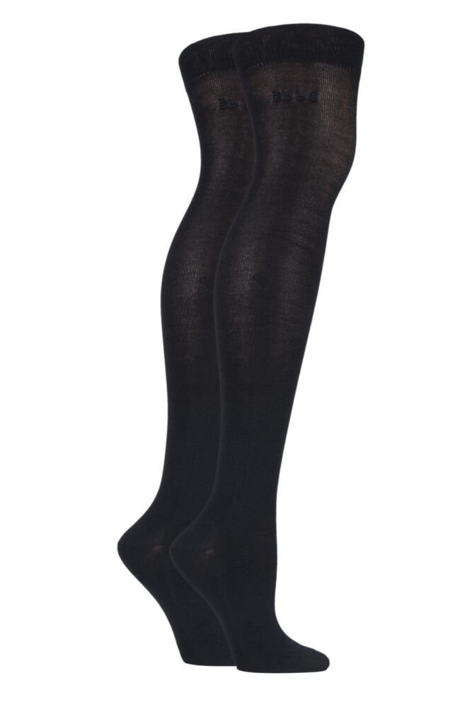 Sockshop ELLEWomens Bamboo Over The Knee Socks 2-Pair