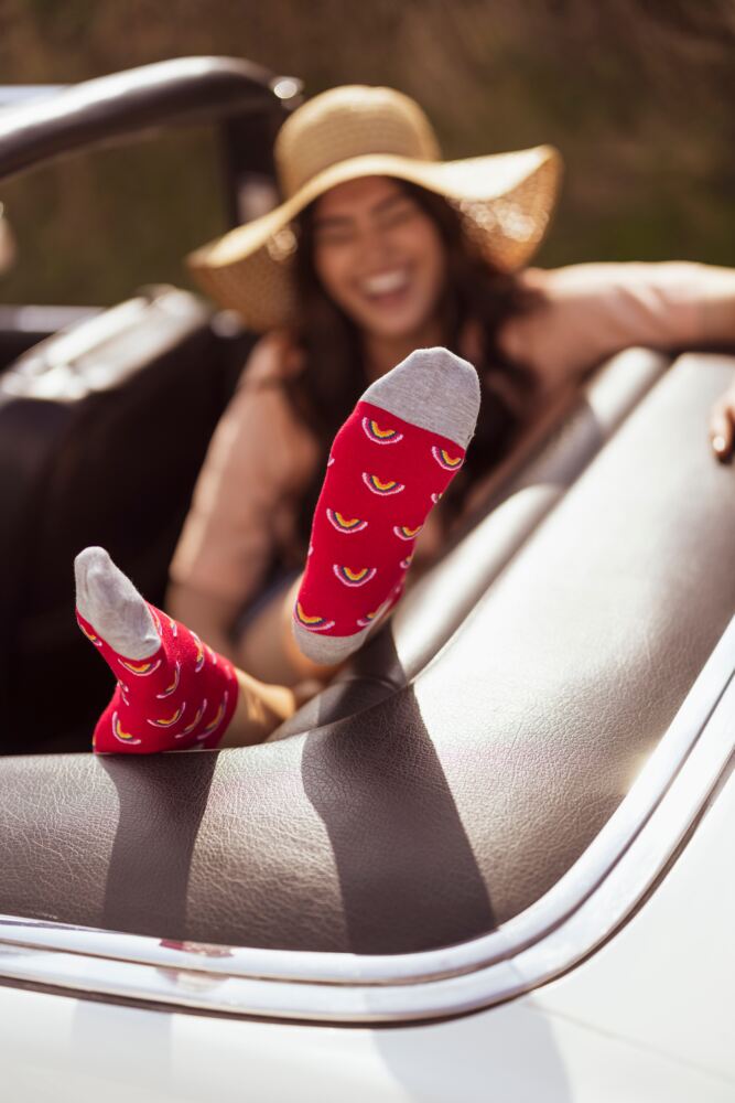 Sockshop ELLEWomens Bamboo Plain Patterned & Striped No Show Socks 2-Pair