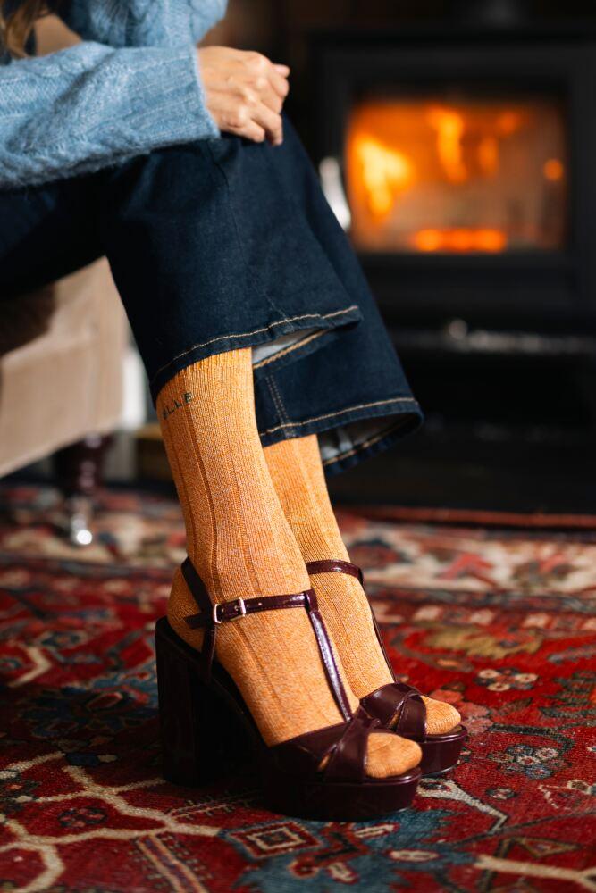 Sockshop ELLEWomens Bamboo Ribbed Boot Socks 2-Pair