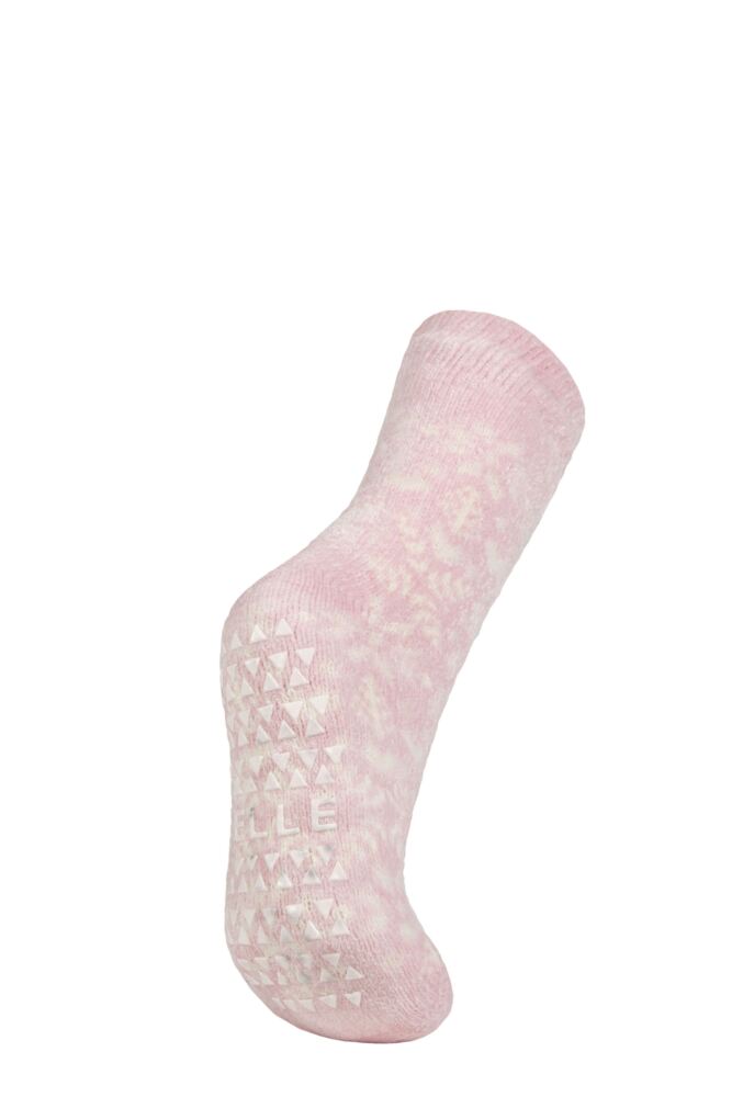 Sockshop ELLEWomens Faux Fur Chenille Slipper Socks