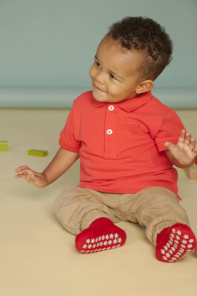 Sockshop FALKEBabies Cotton Catspads Slipper Socks With Grip