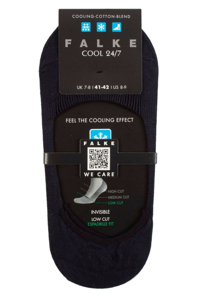 sockshop FALKEMens Cotton Cool 24/7 Invisible Socks