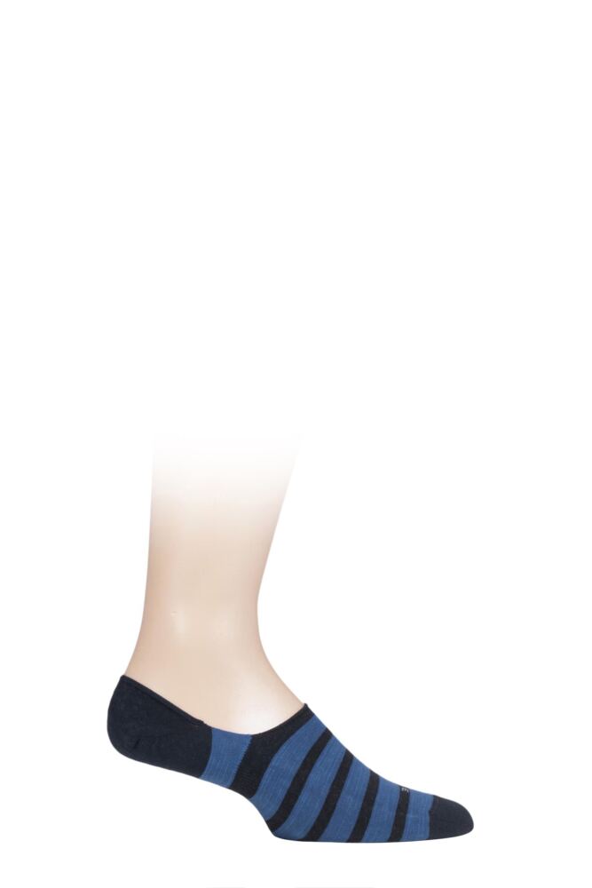 Sockshop FALKEMens Cotton Even Stripe Invisible Socks