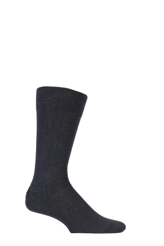 Sockshop FALKEMens Cotton Sensitive London Left & Right Socks With Comfort Cuff