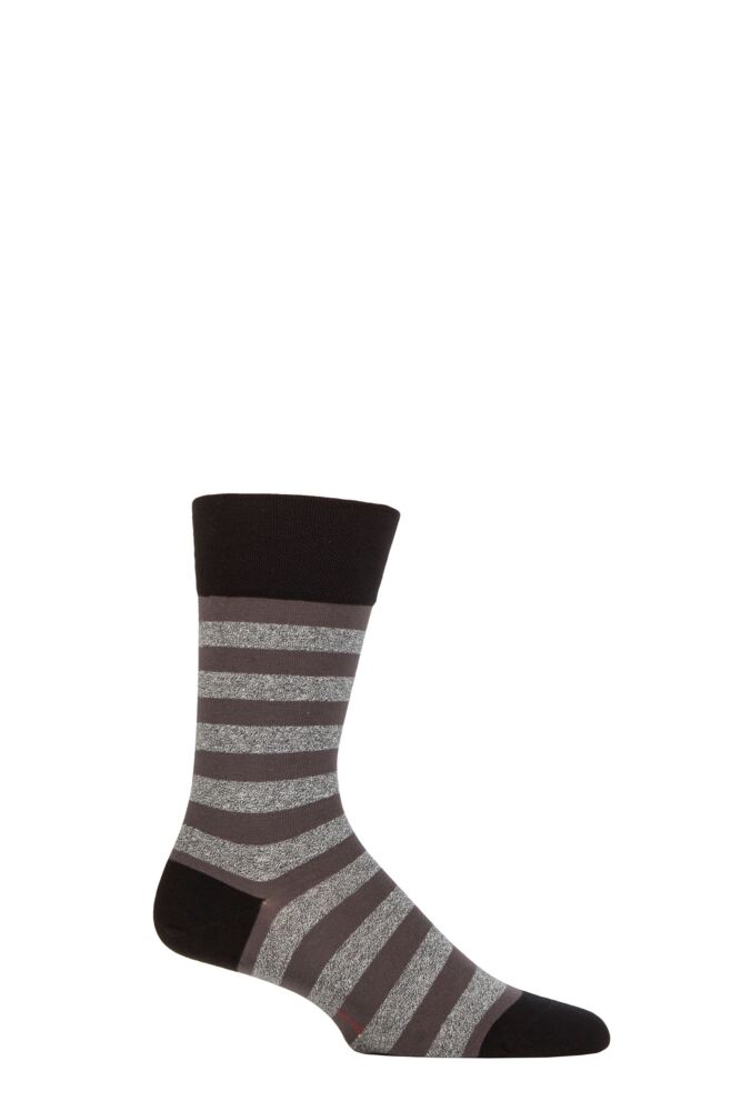 Sockshop FALKEMens Cotton Sensitive London Striped Socks