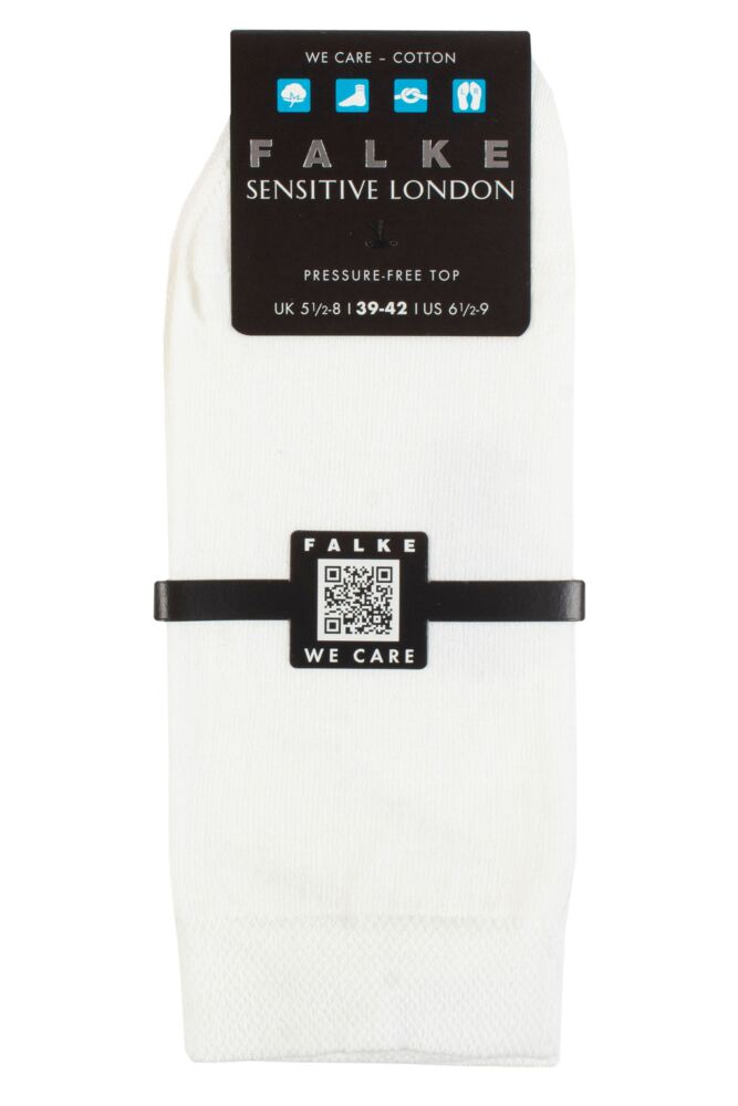 sockshop FALKEMens Cotton Sensitive London Trainer Socks