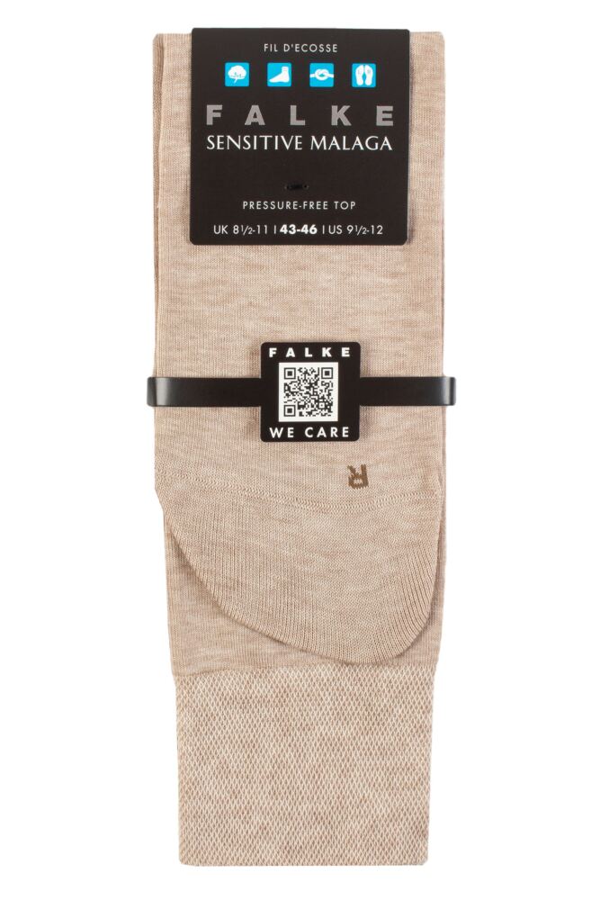 sockshop FALKEMens Cotton Sensitive Malaga Gentle Grip Socks