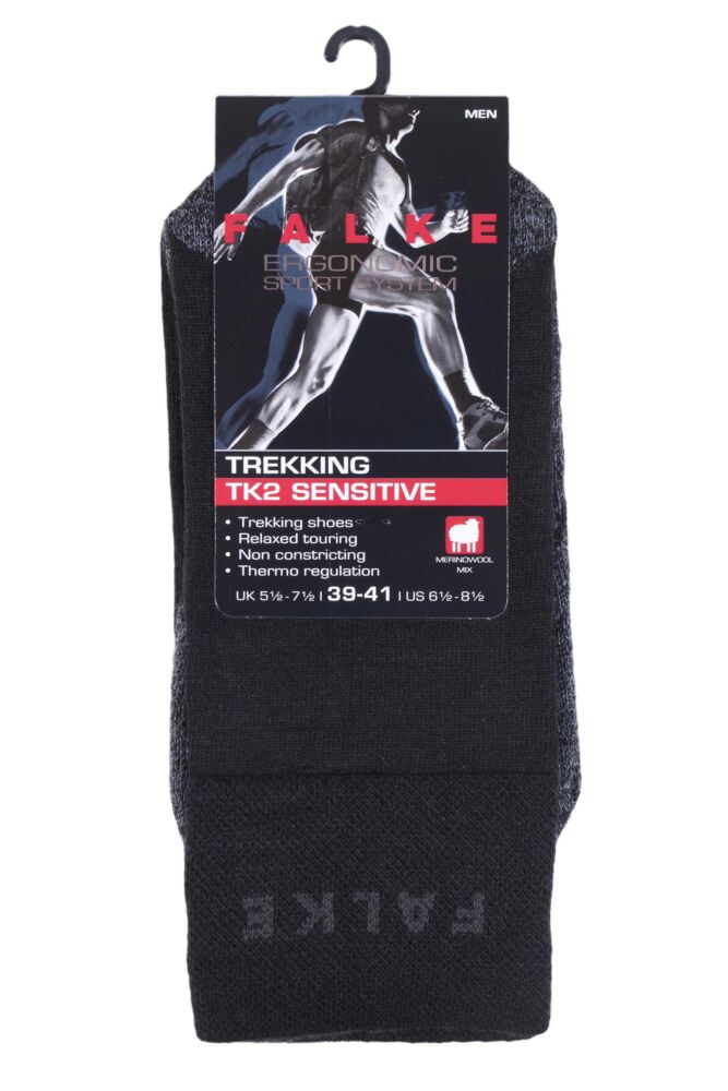 sockshop FALKEMens TK2 Sensitive Trekking Cushioned Socks