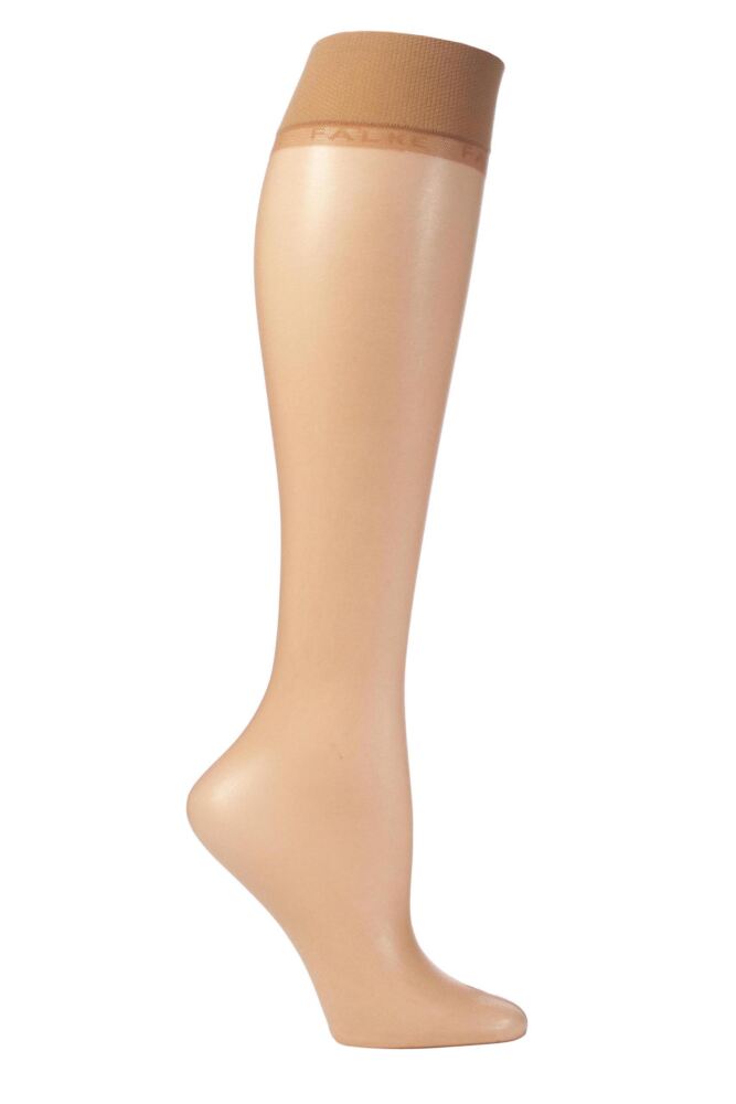 Sockshop FALKEWomens 12 Denier Shelina Ultra Transparent Knee Highs With Shimmer