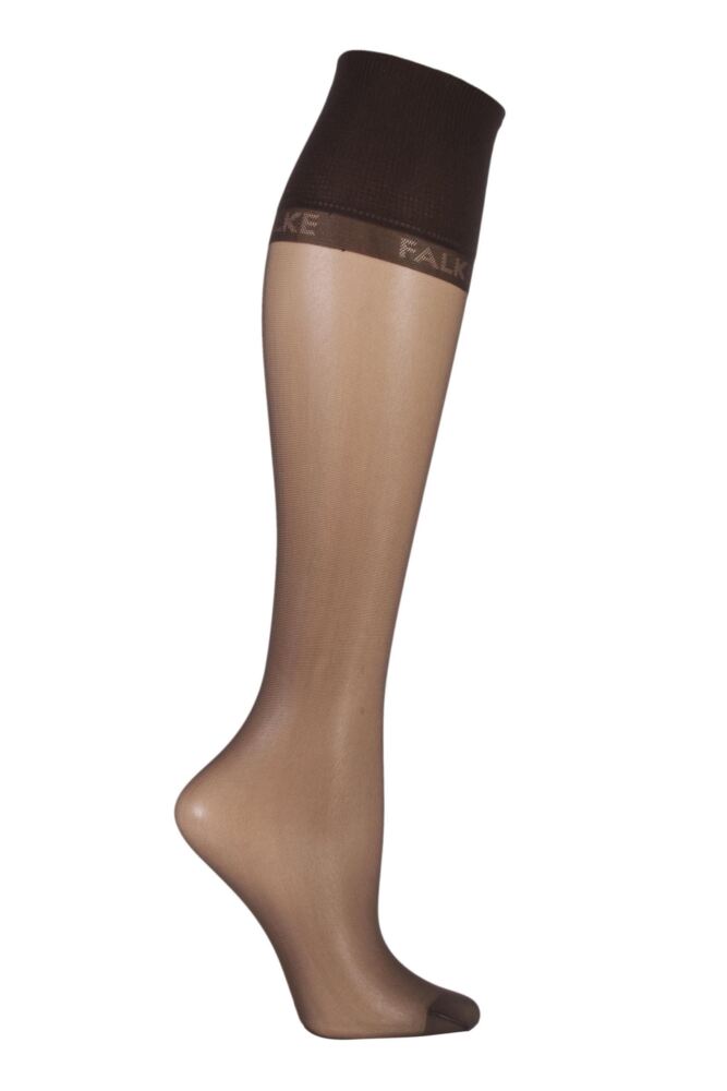 Sockshop FALKEWomens 20 Denier Pure Matt Knee Highs With Sensitive Top