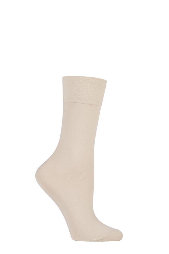 Sockshop FALKEWomens Cotton Sensitive Granada Comfort Cuff Socks