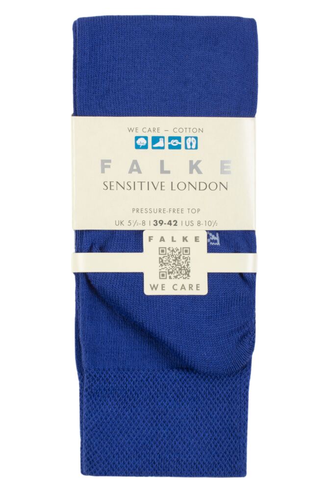 sockshop FALKEWomens Cotton Sensitive London Left & Right Comfort Cuff Socks