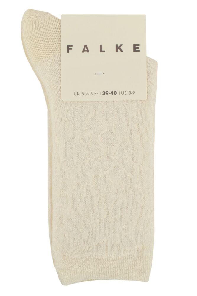 sockshop FALKEWomens Creole Texture Animal Print Cotton Socks