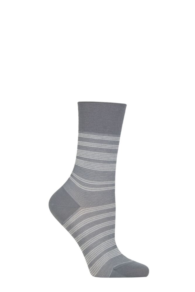 Sockshop FALKEWomens Lyocell Sunset Stripe Sensitive Socks