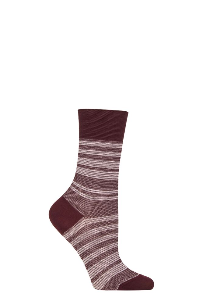 Sockshop FALKEWomens Lyocell Sunset Stripe Sensitive Socks