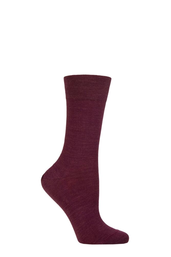 Sockshop FALKEWomens Merino Wool Sensitive Berlin Left & Right Comfort Cuff Socks