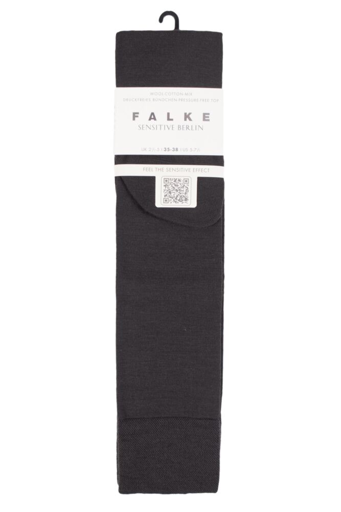 sockshop FALKEWomens Merino Wool Sensitive Berlin Left & Right Knee High Socks