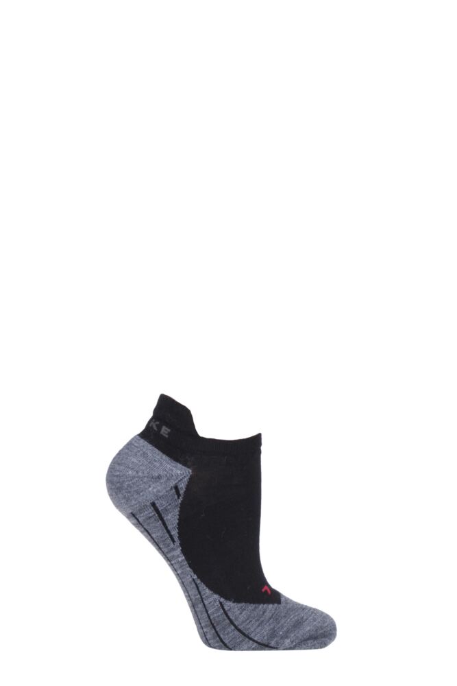 Sockshop FALKEWomens RU4 Light Volume Ergonomic Cushioned Invisible Running Socks