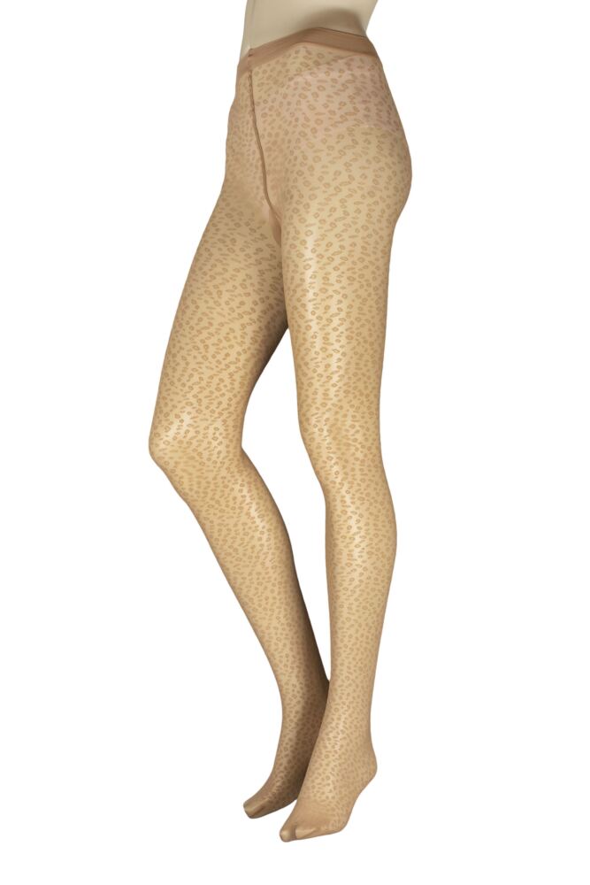 Sockshop FALKEWomens Shell Fragments Printed Sheer Tights