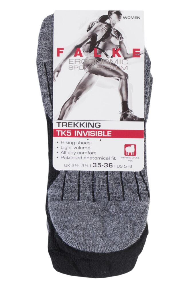sockshop FALKEWomens TK5 Lightweight Cushioned Trekking Invisible Socks