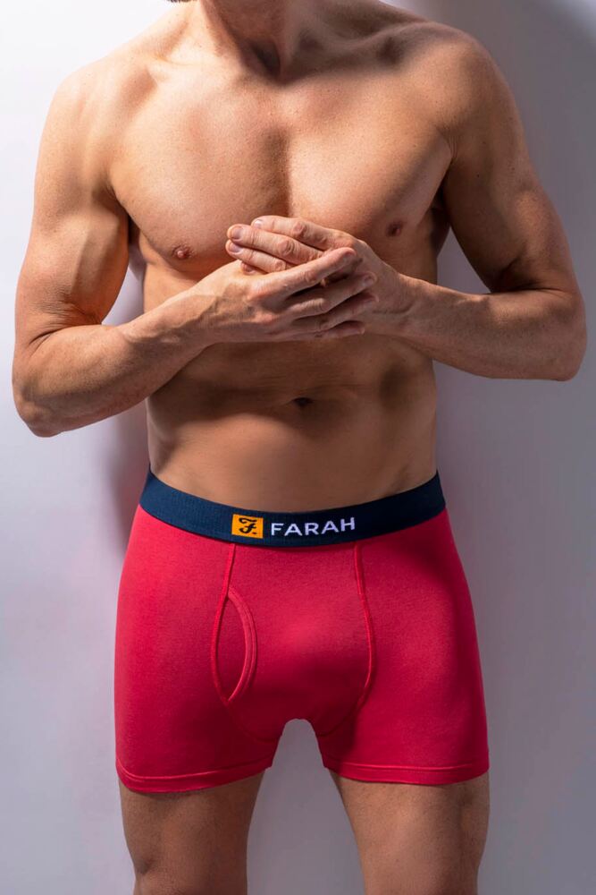 Sockshop FarahMens Bamboo Fitted Keyhole Trunks 3-Pack