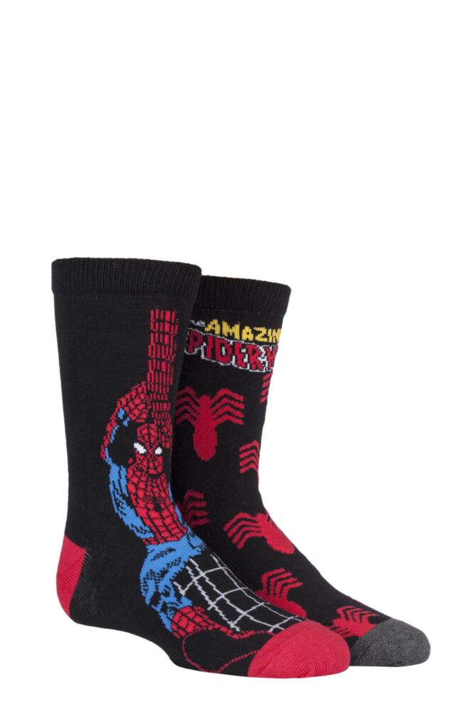 sockshop Film & TV CharactersKids Cotton Marvel The Amazing Spider-Man Socks 2-Pair