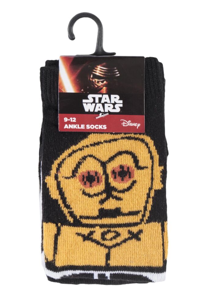 sockshop Film & TV CharactersKids Cotton Star Wars R2-D2 & C-3P0 Socks 2-Pair