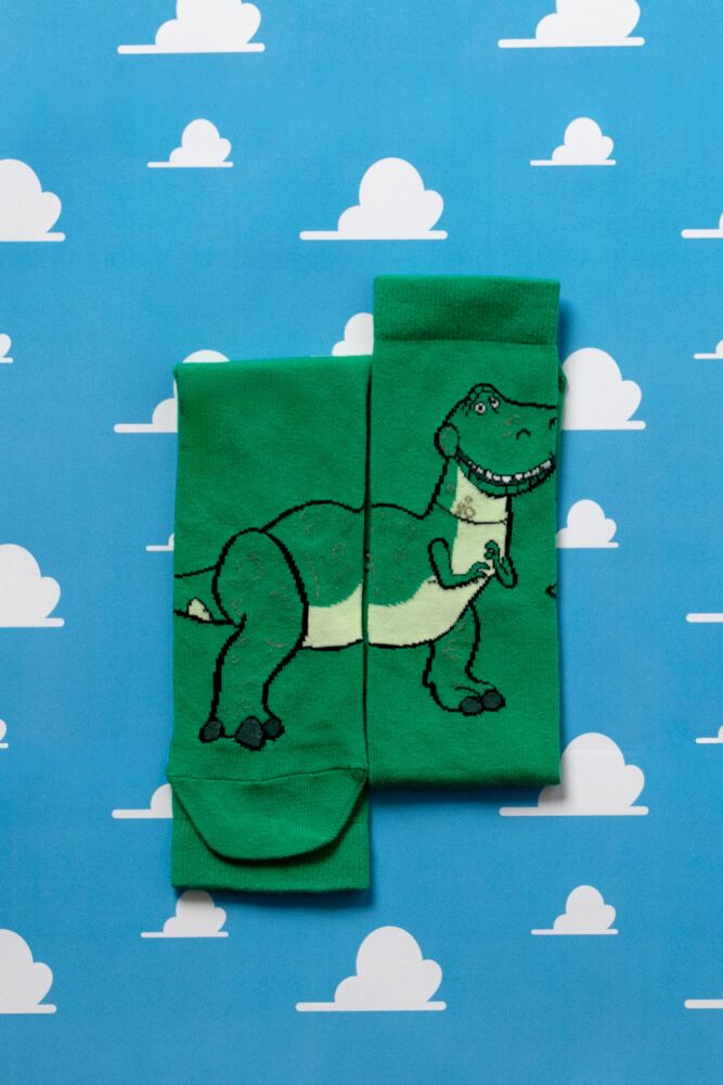 Sockshop Film & TV CharactersMens And Womens Toy Story Slinky Mr Potato Head Rex Ham And The Aliens Socks 5-Pair
