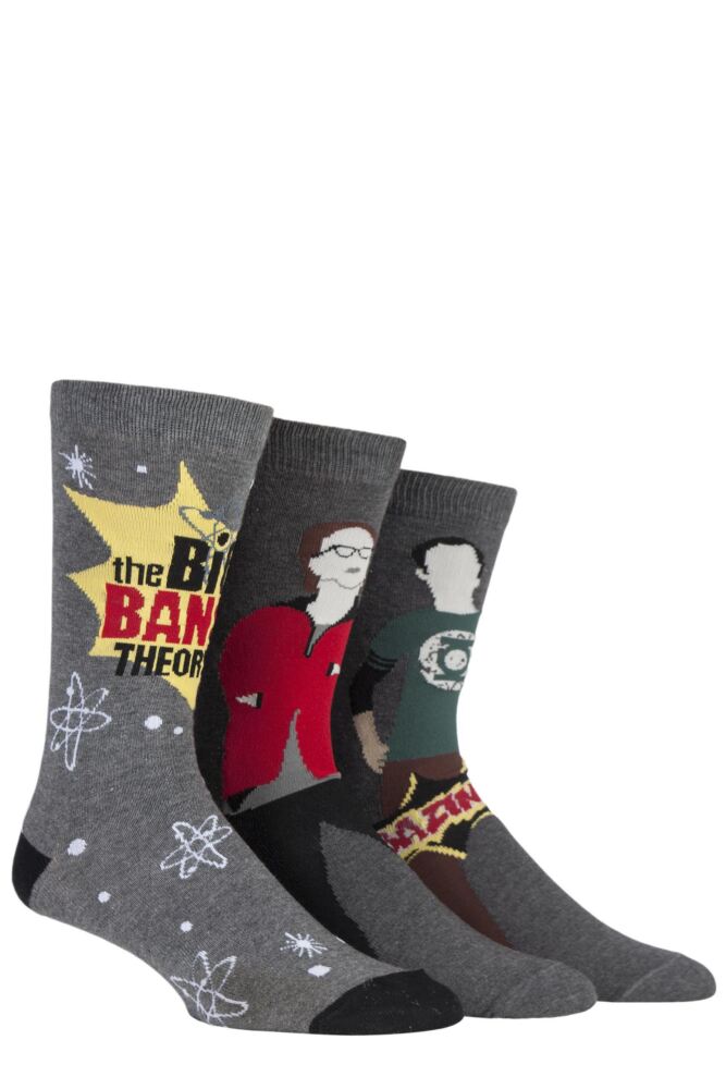 Sockshop Film & TV CharactersMens Big Bang Theory Socks 3-Pair
