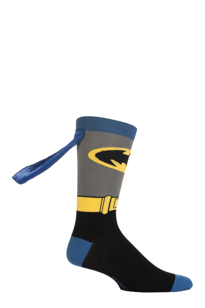 Sockshop Film & TV CharactersMens Cotton Batman Cape Socks