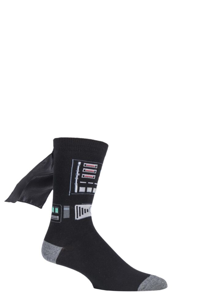 Sockshop Film & TV CharactersMens Cotton Disney Star Wars Darth Vader Cape Socks