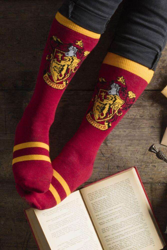 Sockshop Film & TV CharactersMens Cotton Harry Potter House Badge Socks 4-Pair
