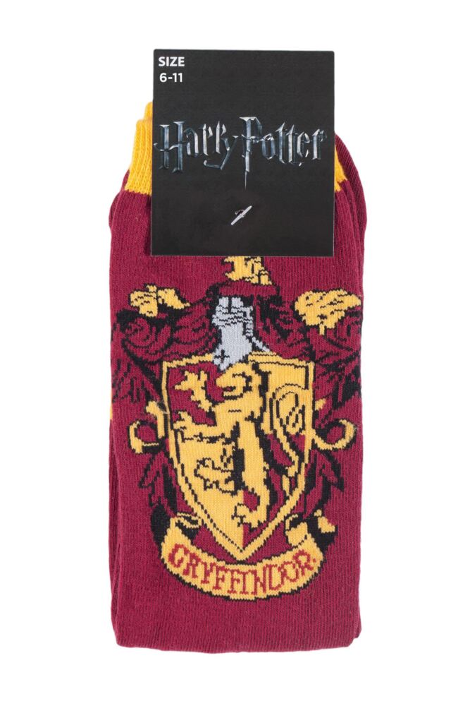 sockshop Film & TV CharactersMens Cotton Harry Potter House Badge Socks 4-Pair