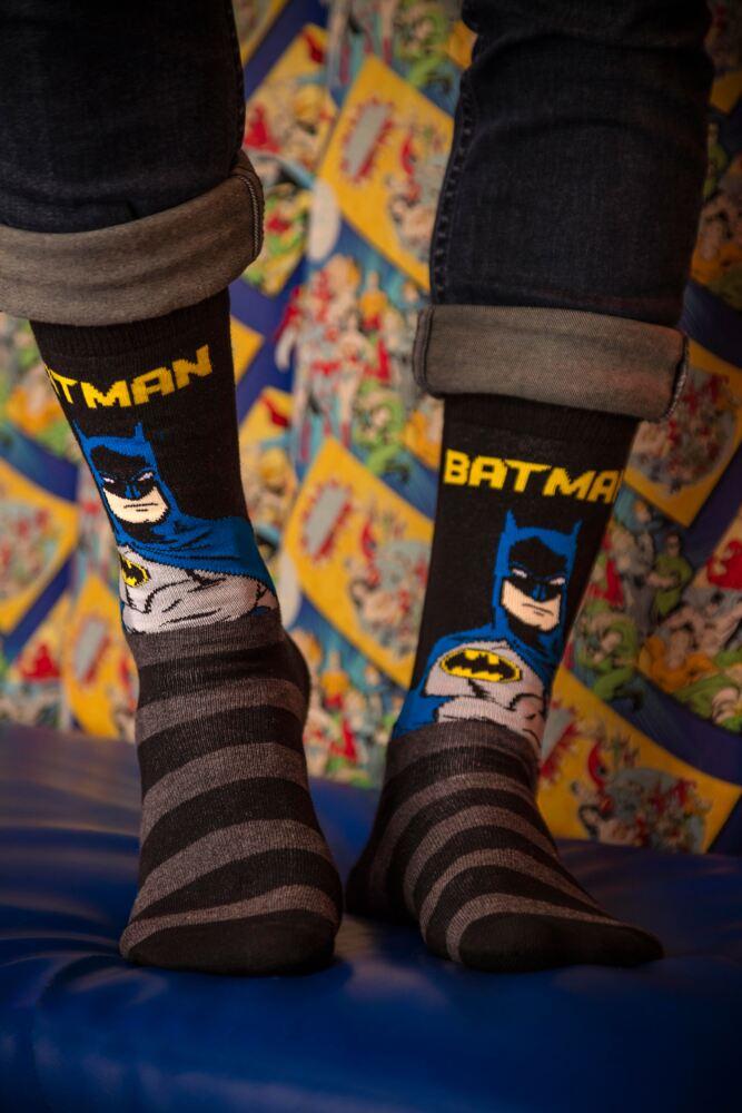 Sockshop Film & TV CharactersMens Cotton Justice League Aquaman Flash Superman Batman & Wonder Woman Socks