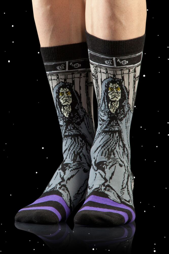 Sockshop Film & TV CharactersMens Cotton Star Wars Villains Socks 4-Pair